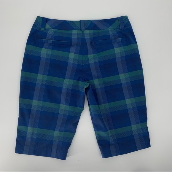 Nike Dri Fit Golf Shorts Plaid Stretch size 14 - Picture 5 of 9